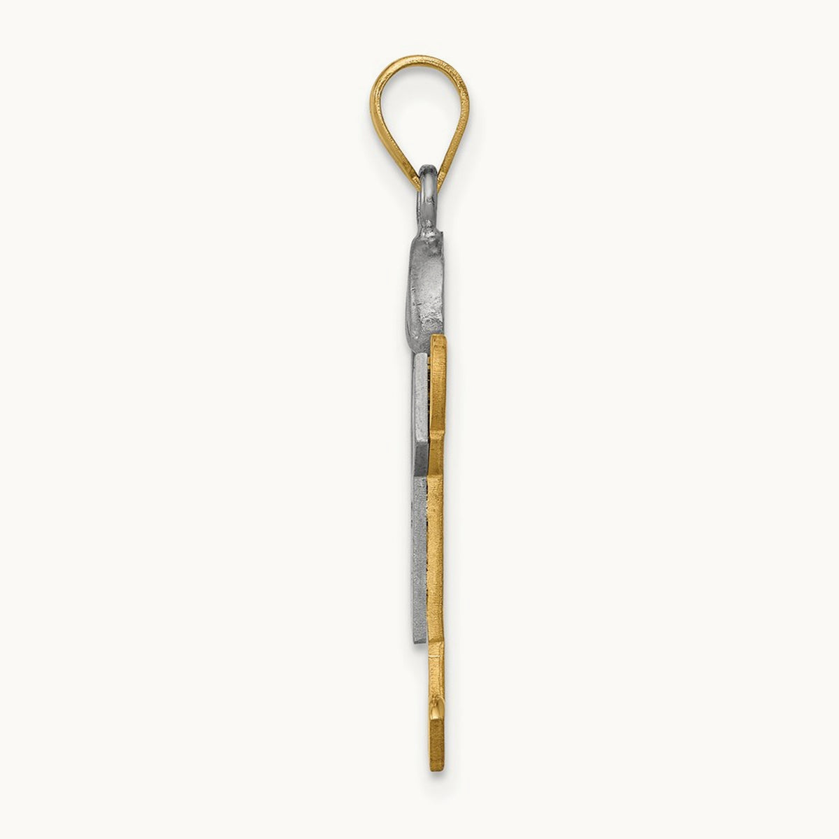 AA Diamond Kid Pendant, 14K Two-tone