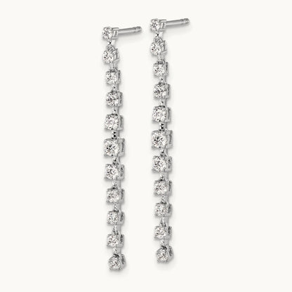 Dangle Post Earrings, 0.75 ct tw Lab-Grown Diamond