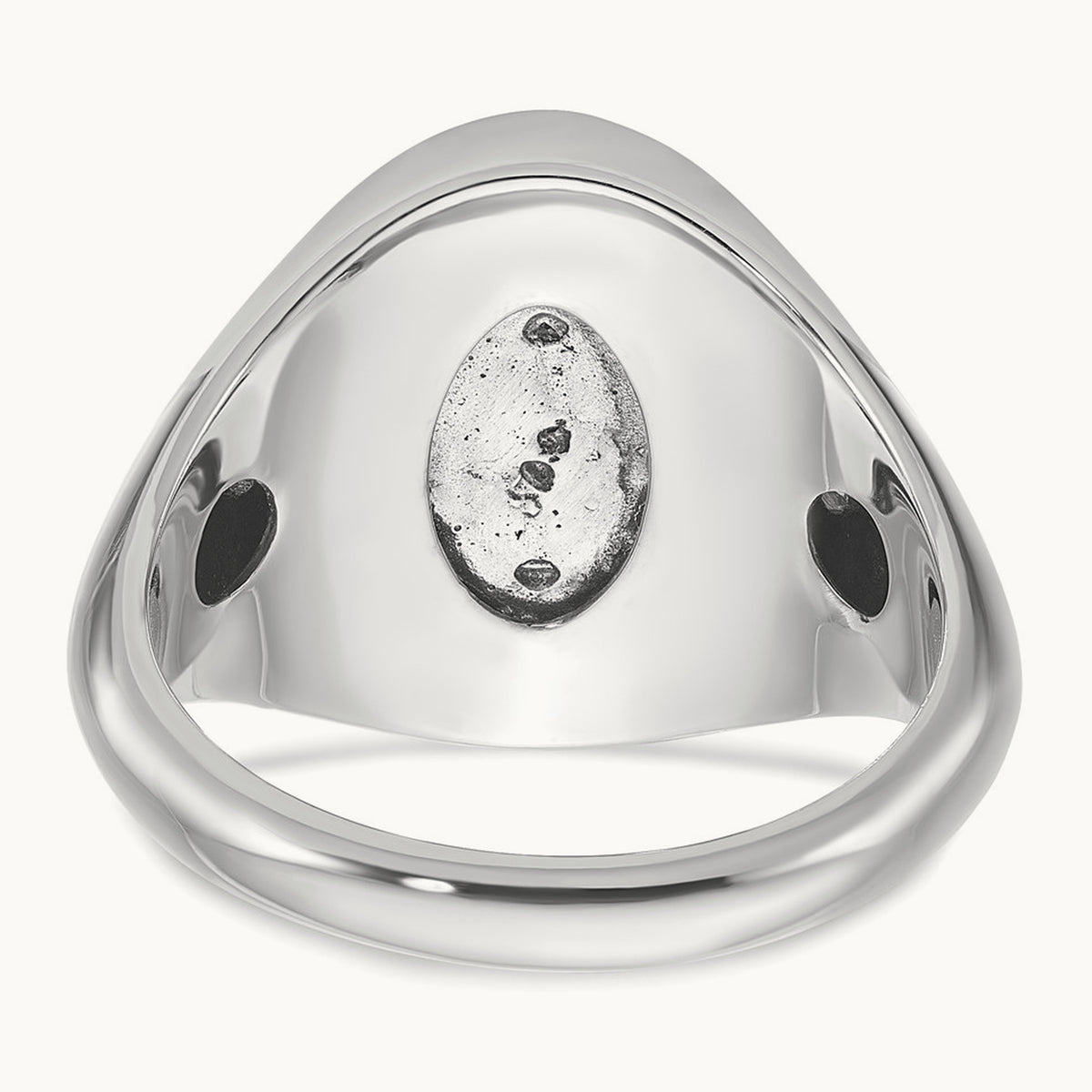 IBGoodman Oval Ruby Doublet and Diamond Complete Ring, 14K White Gold