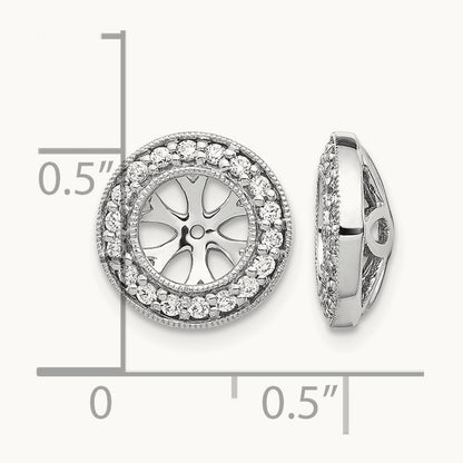 Earring Jacket, 0.25 ct tw Lab-Grown Diamond