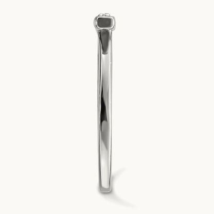Diamond Bar Ring — 14K White Gold