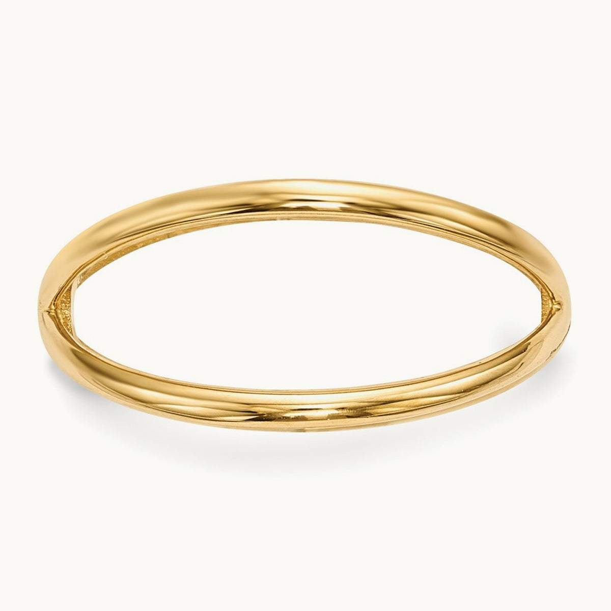 Polished Double Ring, 14K Gold