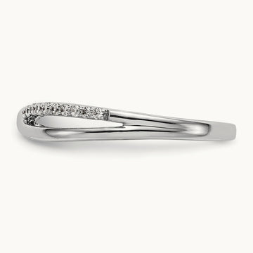 Diamond Band, 14K White Gold