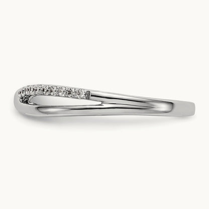 Diamond Band, 14K White Gold