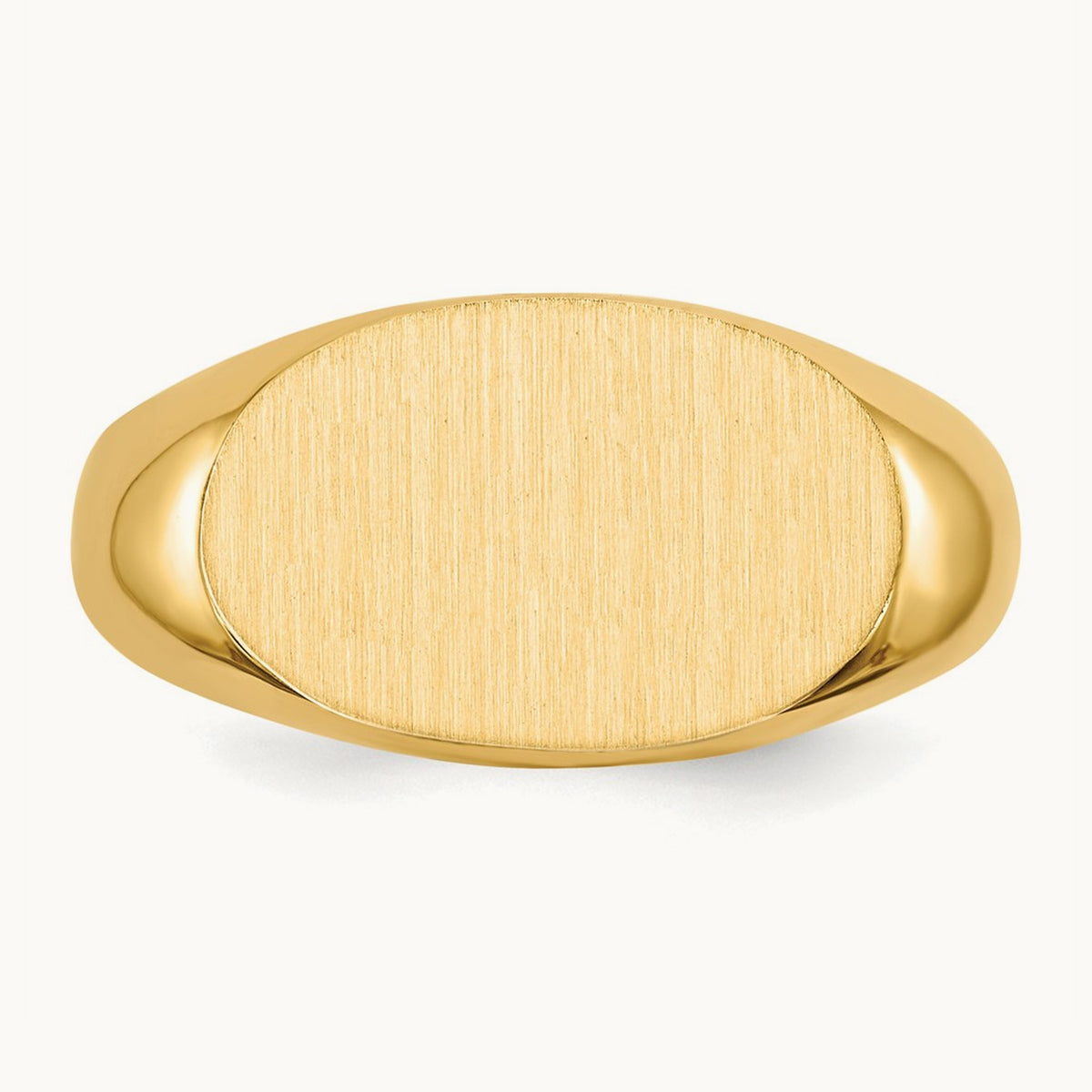 Open Back Mens Signet Ring — photo set