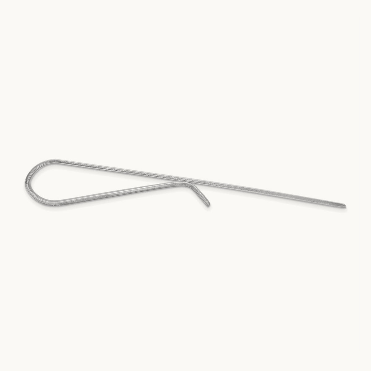Men's Polished Tie Bar — 14K White Gold