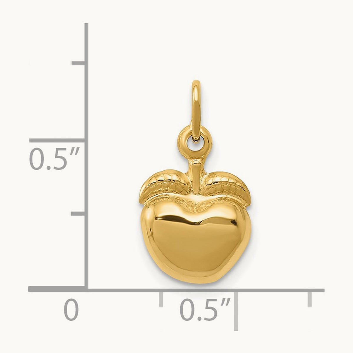 Apple Charm, 14K