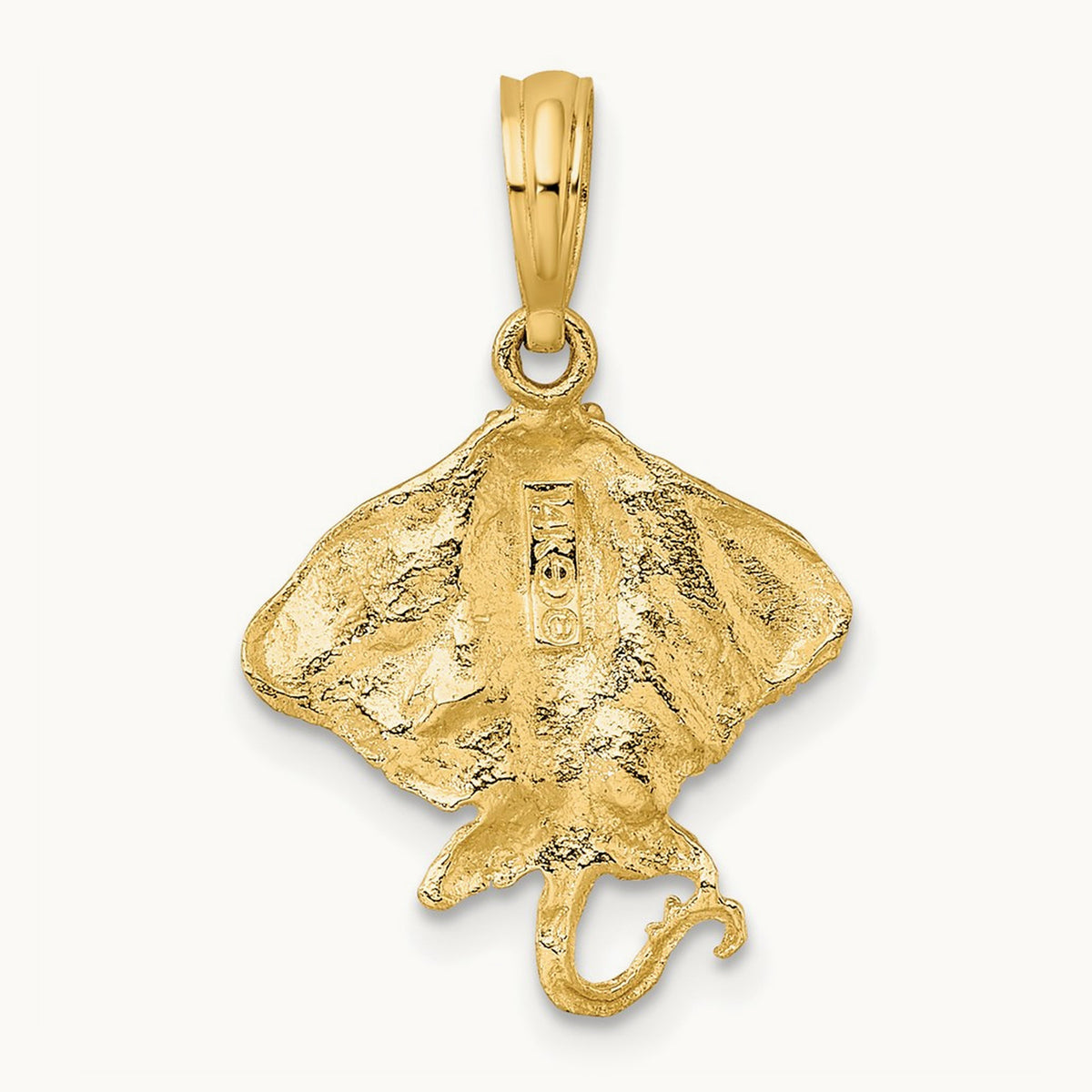 Stingray Charm, 14K