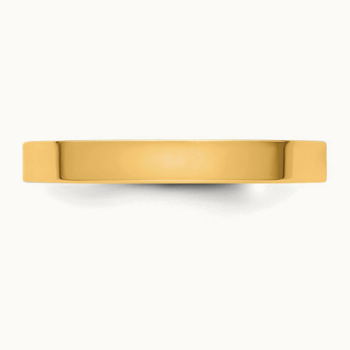 CLIQ Hinged Flat Wedding Band, 3mm, 14K Yellow Gold