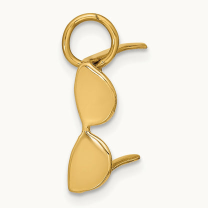 Sunglasses Charm, 14K Yellow Gold