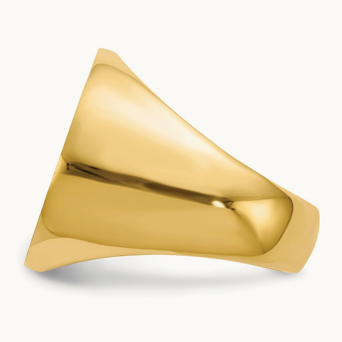 Open Back Mens Signet Ring — photo set