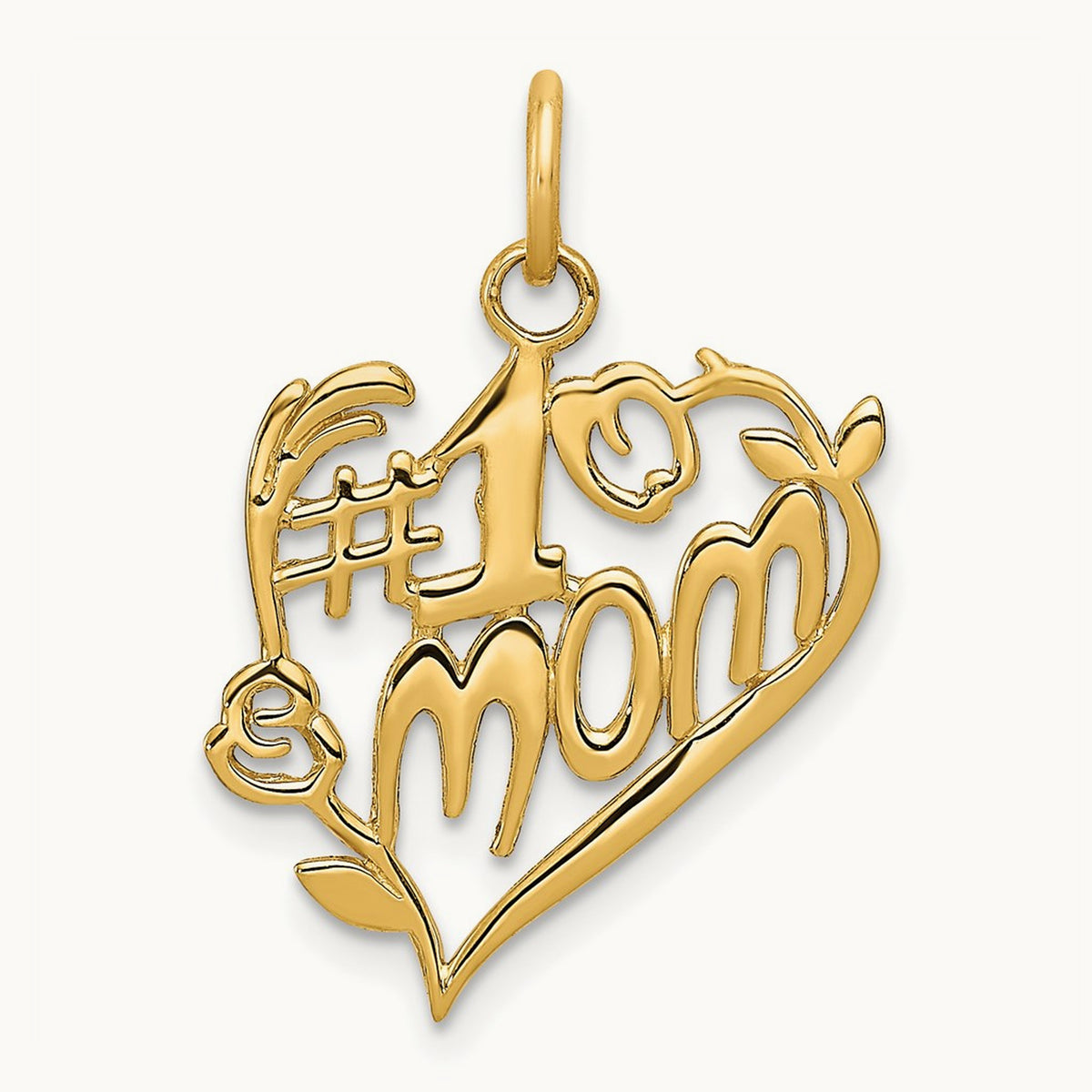 #1 Mom Heart Charm — photo set