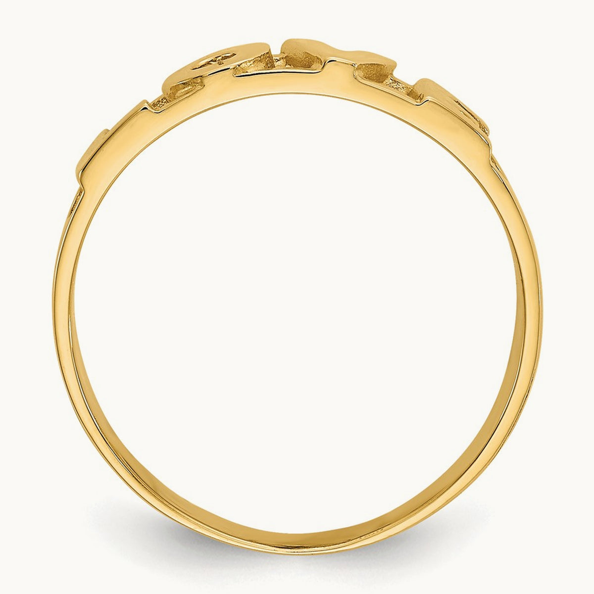 LOVE Ring — 14K Yellow Gold, 7