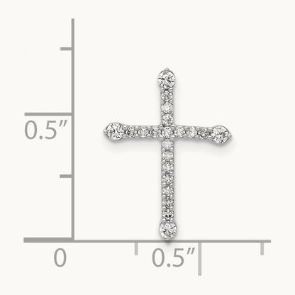 1/5ct. Diamond Cross Chain Slide — photo set