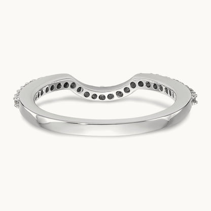 Diamond Wedding Band, 14K White Gold