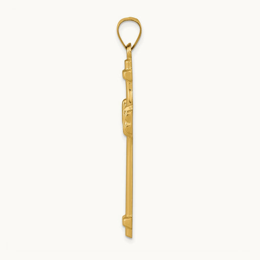 Polished Fancy Cross Pendant — photo set