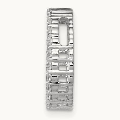 Circle Chain Slide Pendant, 0.50-1.00 ct tw Lab-Grown Diamond