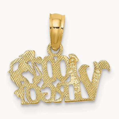 100% VIRGO Zodiac Charm — 14K Yellow Gold