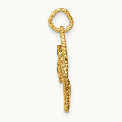 Comb and Scissors Charm, 14K