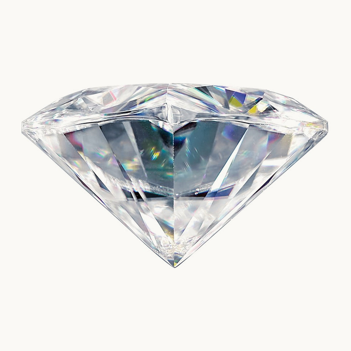Heart Pure Light D-E-F Moissanite, 8mm