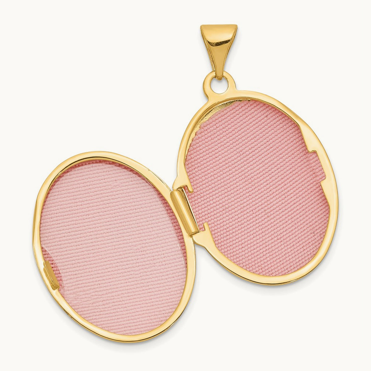 21x16mm Oval Tree Locket — 14K Yellow Gold