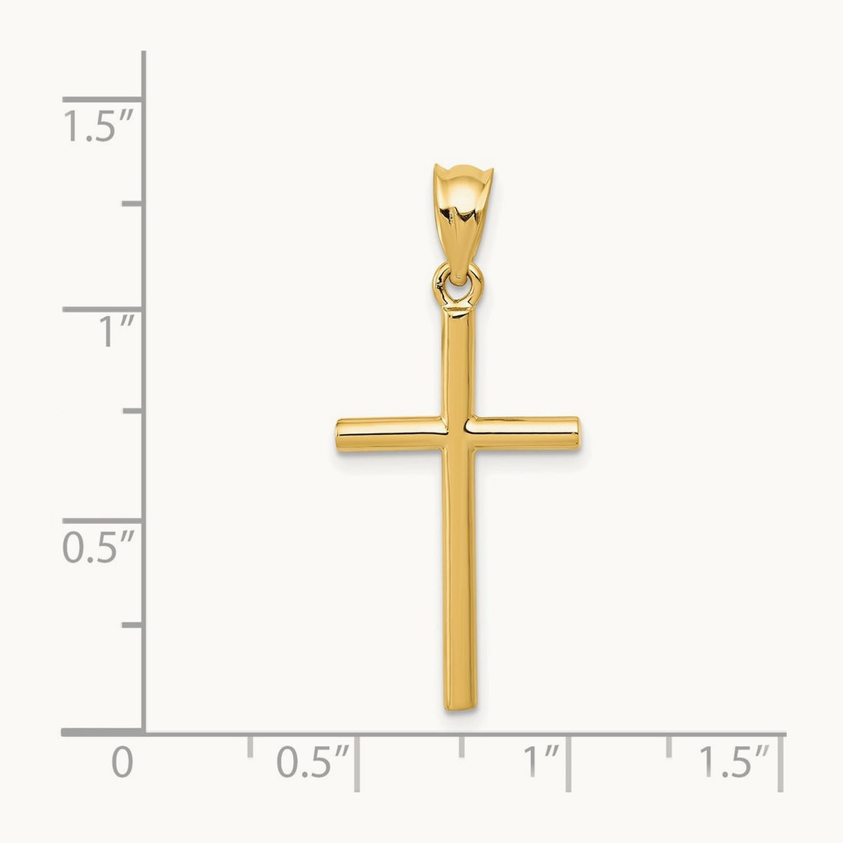 Cross Pendant, 14K