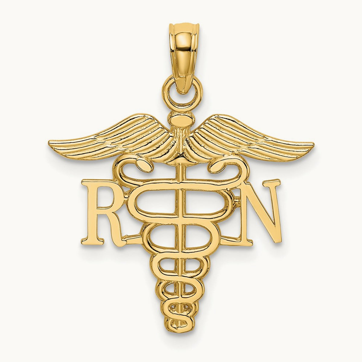 RN Caduceus Charm — 25mm