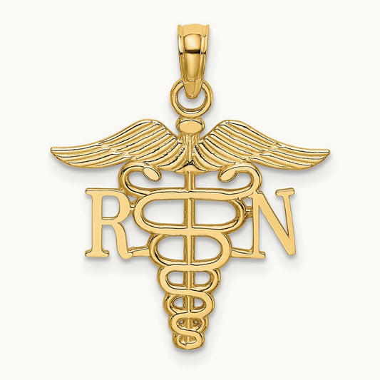 RN Caduceus Charm — 25mm