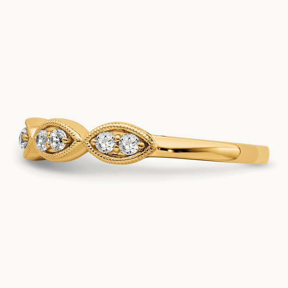 Ring, 0.25 ct tw Lab-Grown Diamond — 14K Yellow Gold
