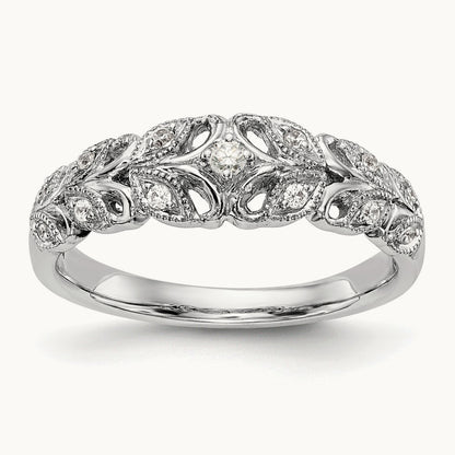 Diamond Band, 14K White Gold