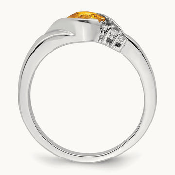 Citrine and Diamond Ring — photo set