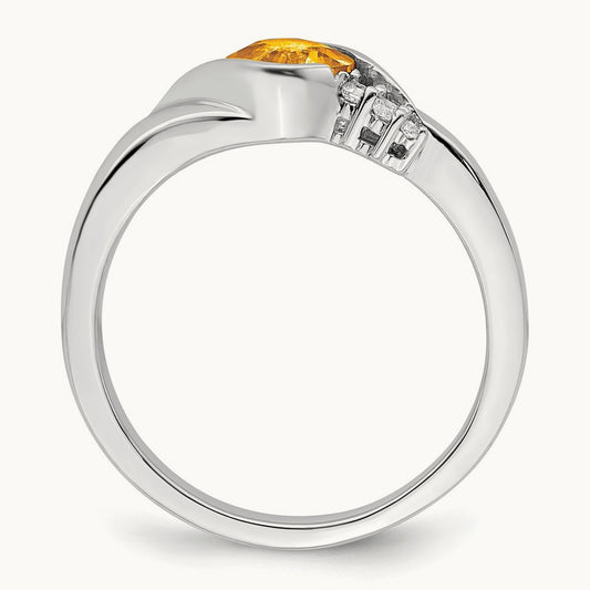Citrine and Diamond Ring — photo set