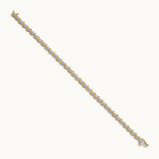 Diamond Bracelet, 14K