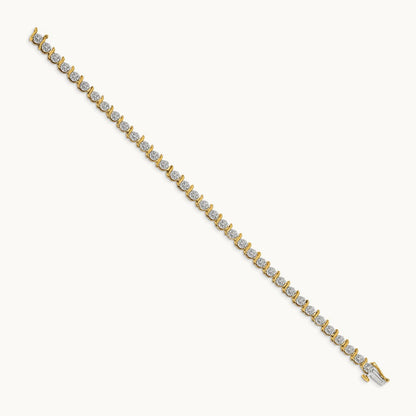 Diamond Bracelet, 14K
