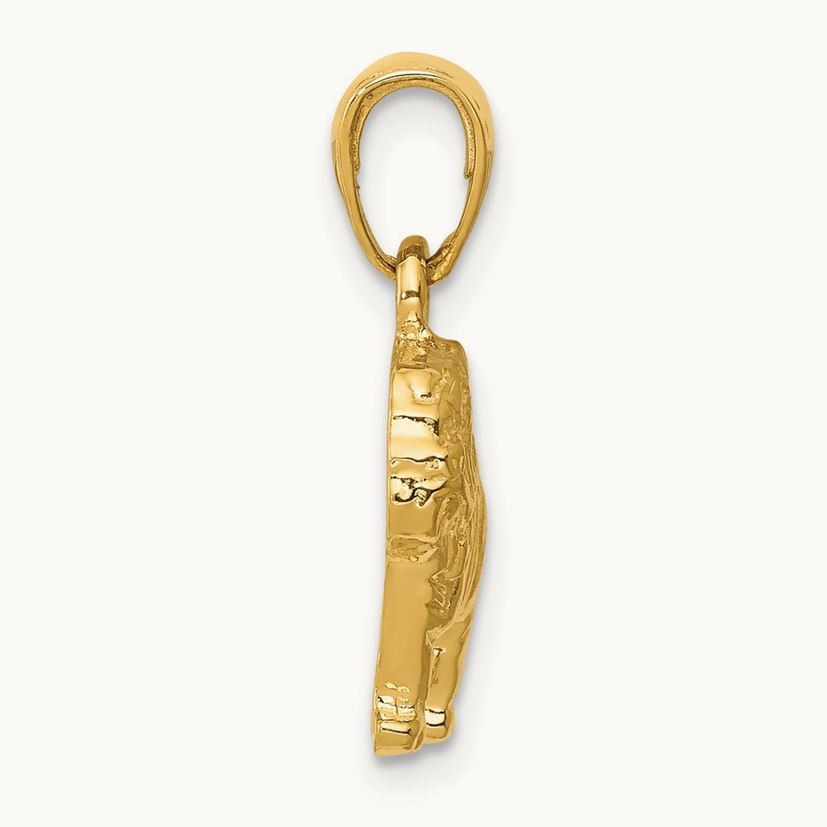 Bulldog Pendant, 14K