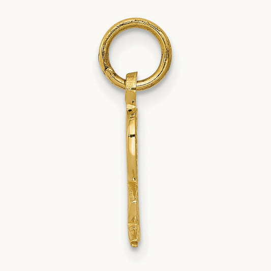 Prescription Symbol RX Charm, 14K