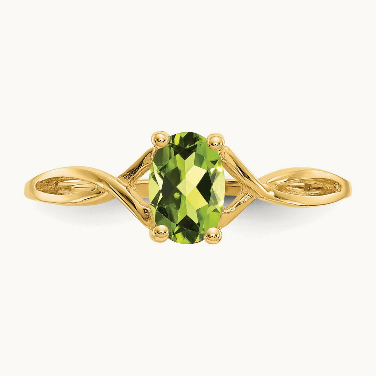 Peridot Birthstone Ring, 14K