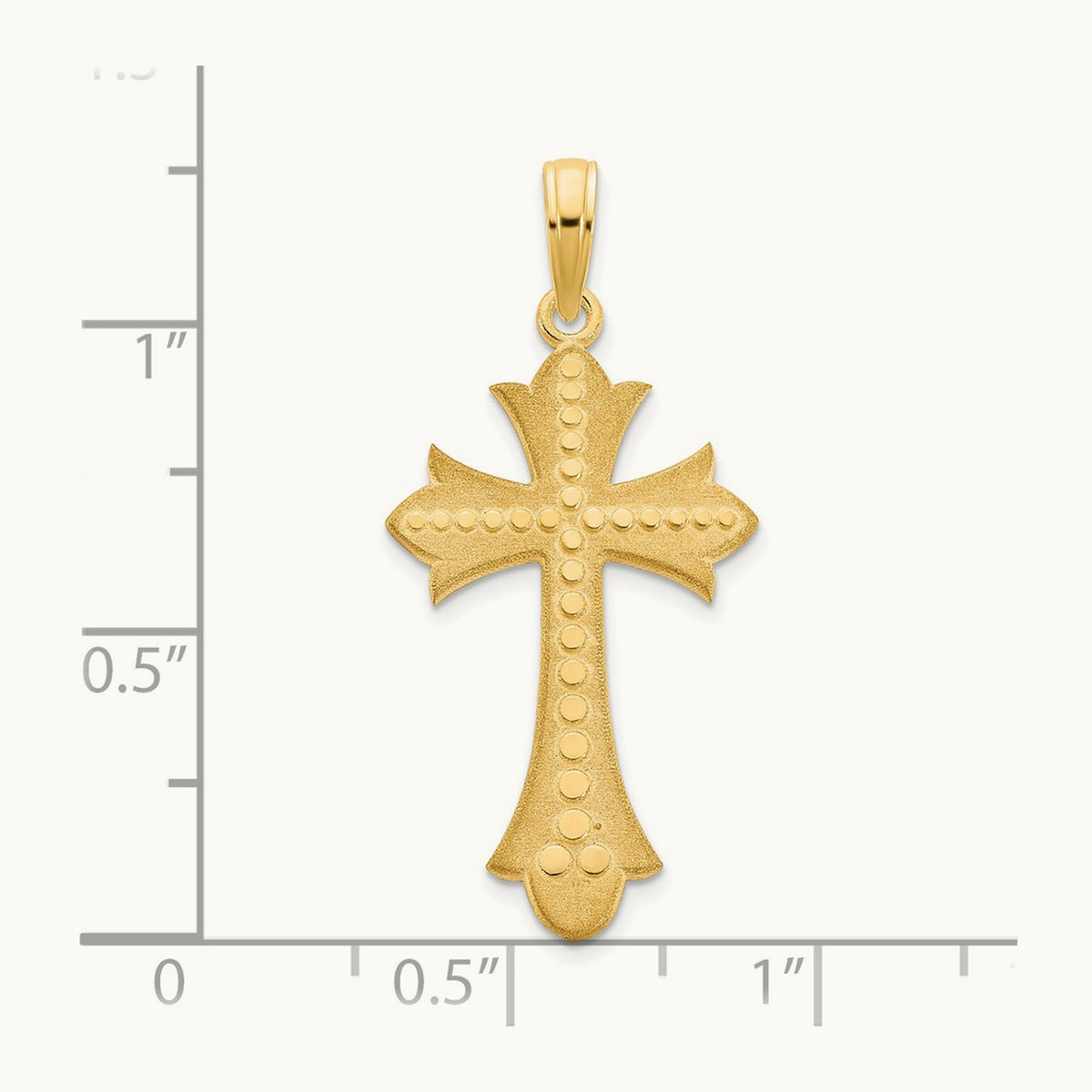 Cross Pendant, 14K