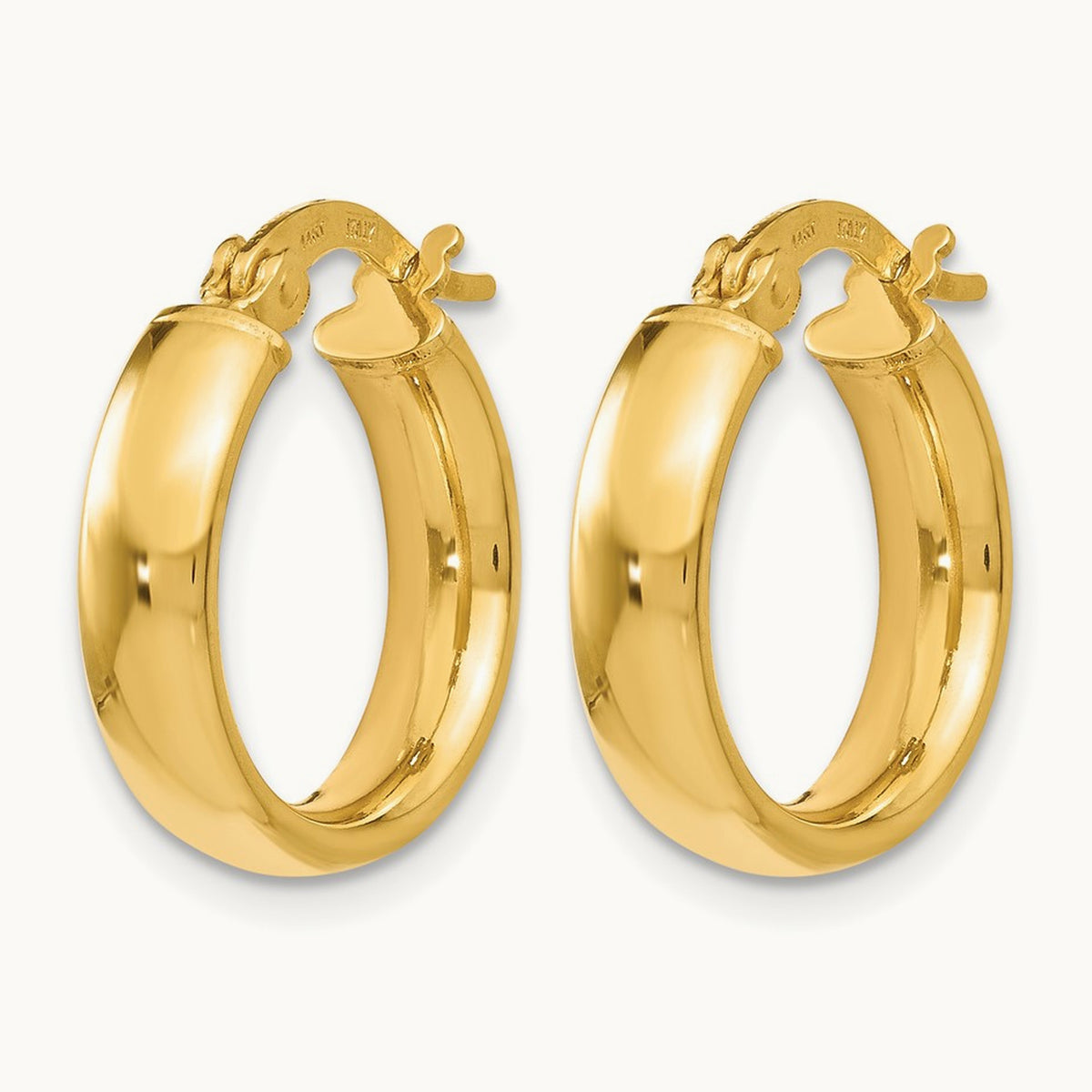 Polished Earrings, 14K — Leslie's