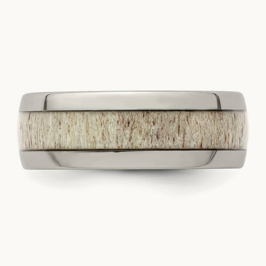 Polished with Antler Inlay Band — photo set