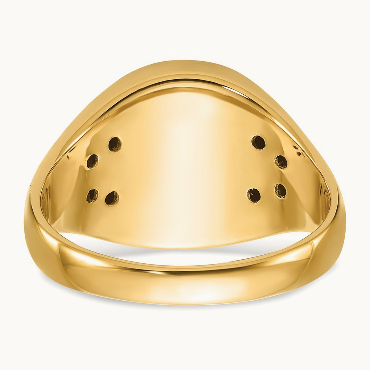 Men's Textured w/ Black Enamel & Lab Cr. Ruby Masonic Ring, 14K