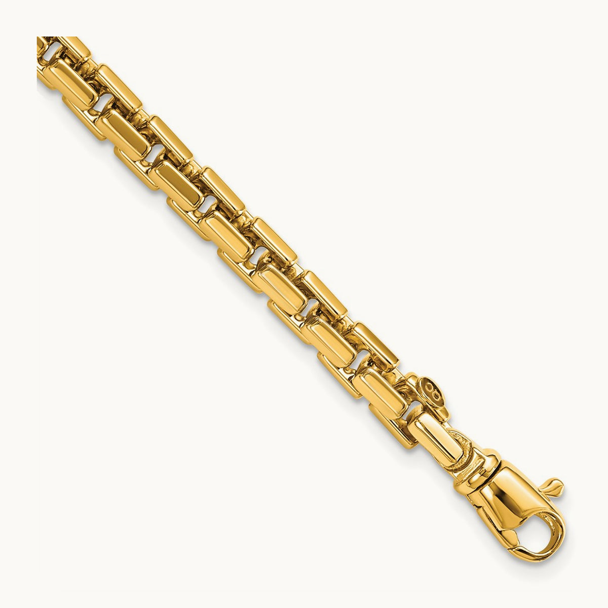 Polished Chain Bracelet, 14K Yellow Gold