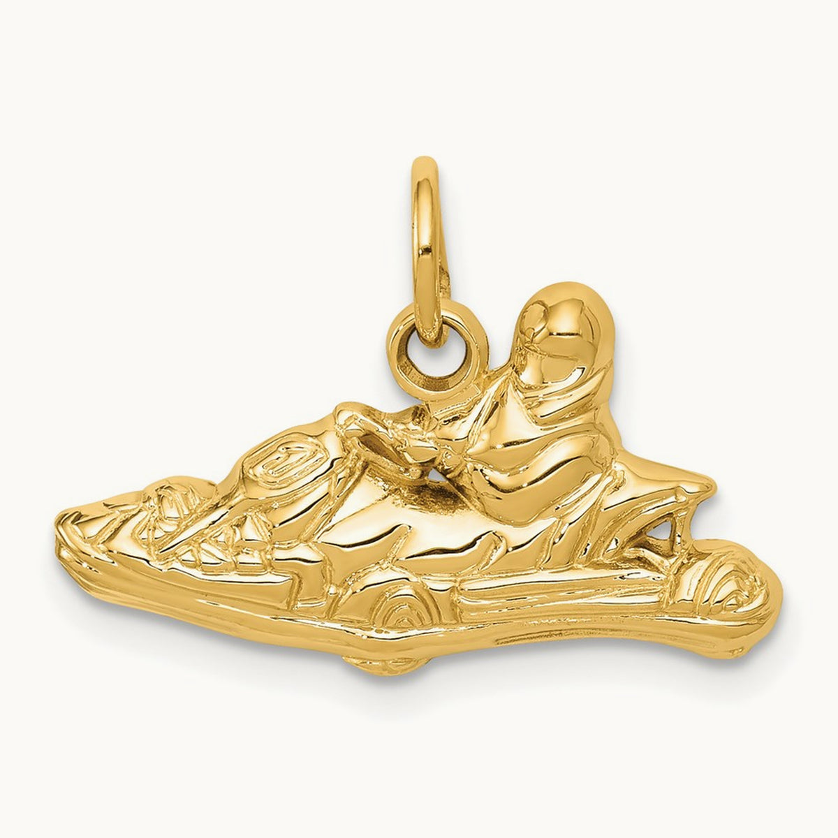 Go-Kart Charm, 14K