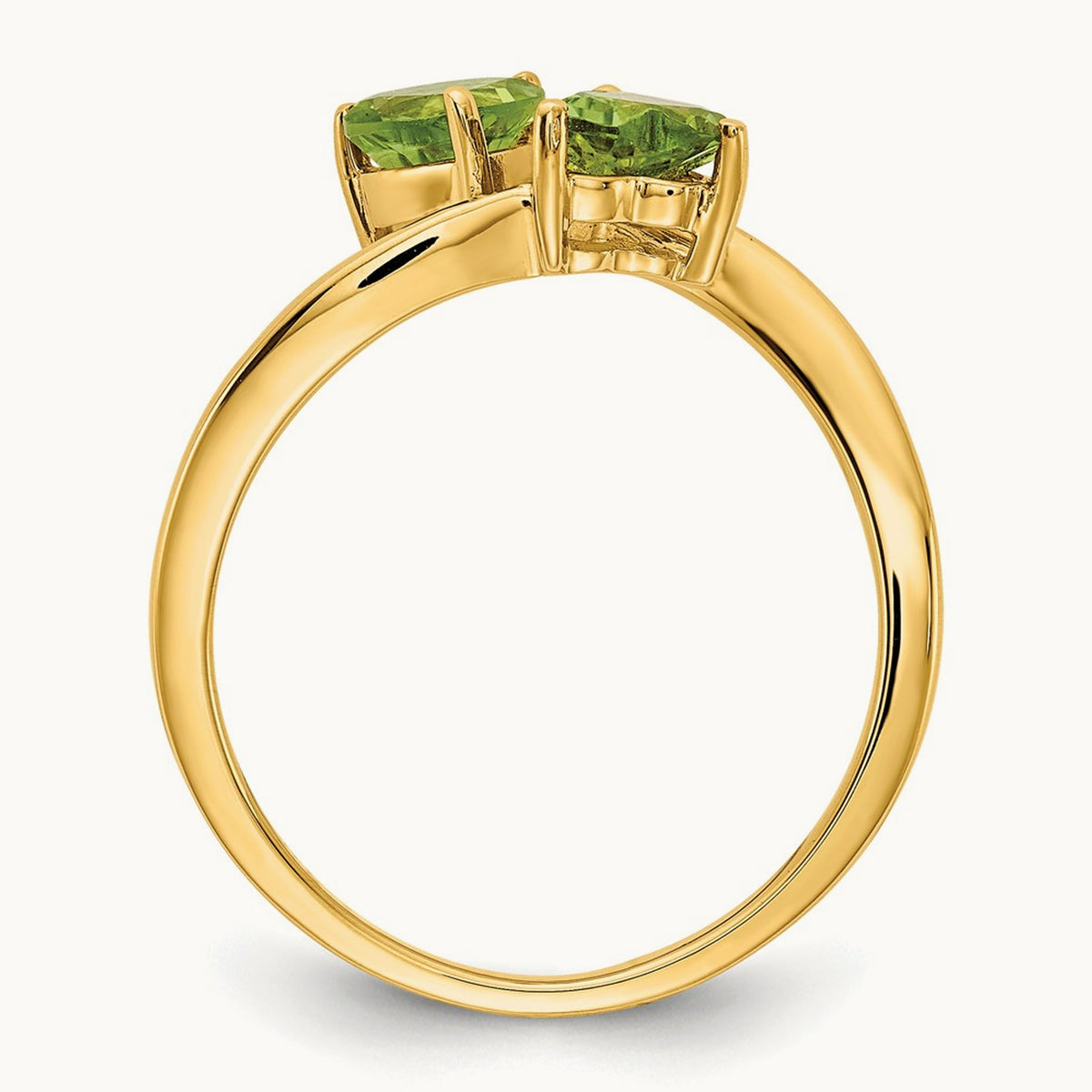 Heart Peridot ring — photo set