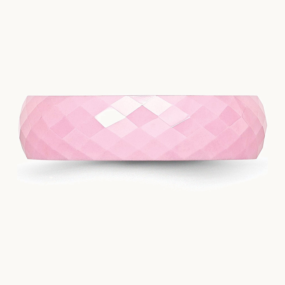 Faceted Polished Band — 6mm