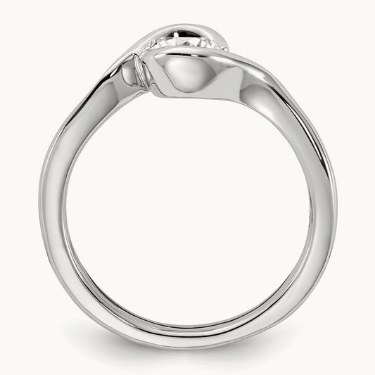 Round Solitaire Ring, 0.50 ct tw Lab-Grown Diamond