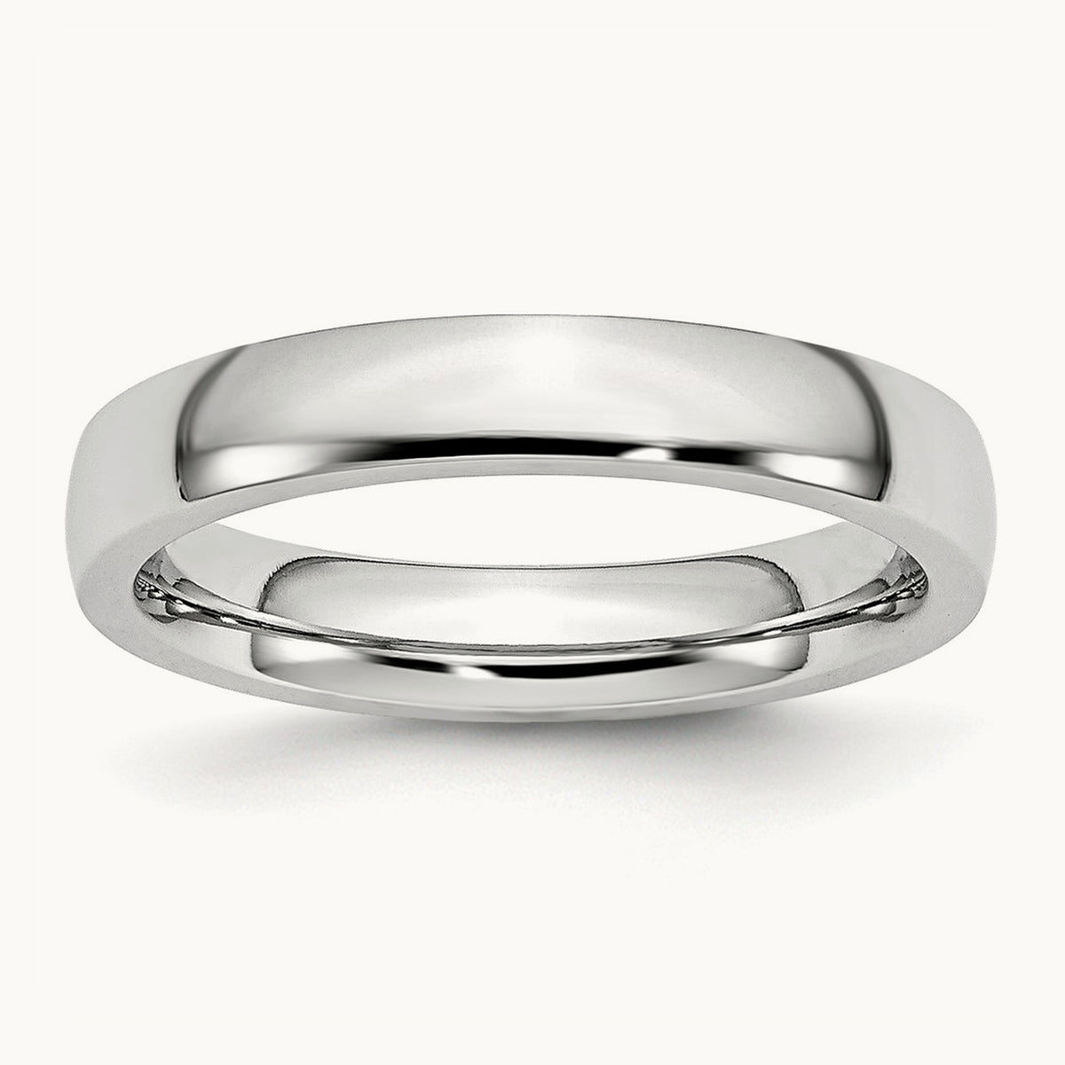 Cobalt Polished Half Round Band — 4mm (2)