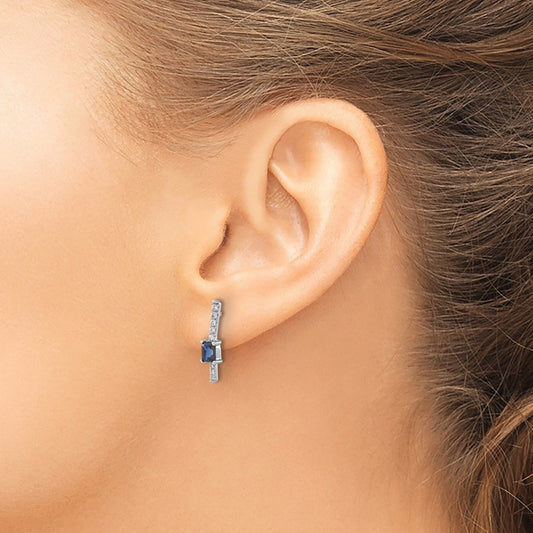 Diamond and Sapphire Fancy Earrings — photo set
