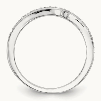 Diamond Wedding Band, 14K White Gold