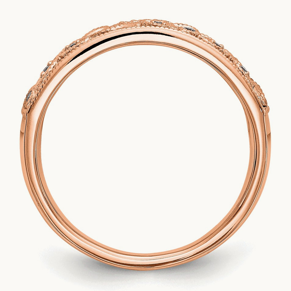 Diamond Band — 14K Rose Gold, 7